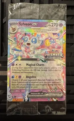Pokemon TCG Sylveon EX 041/131 Prismatic Evolutions Stamped Promo Sealed NEW - Image 1