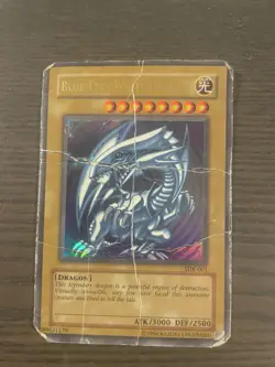 Blue-Eyes White Dragon - SDK-001 - Ultra Rare - Unlimited Edition DMG #2 Yugioh - Image 1