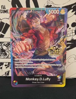 One Piece Monkey.D.Luffy 3rd Anniversary Promo English - Image 1
