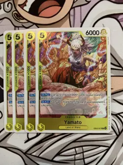 X4 Yamato EB03-057 R One Piece TCG Heroines Edition English Playset NM - Image 1