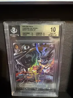 One Piece Bandai Sabo Carrying on His Will OP07-118 SP Special BGS 10 2025 - Image 1