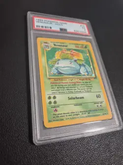 Venusaur 15/102 Base Set Vintage Holo Rare #15 Pokemon Card - Graded PSA 5 - Image 4