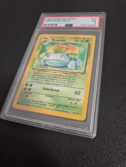 Venusaur 15/102 Base Set Vintage Holo Rare #15 Pokemon Card - Graded PSA 5 - Image 5