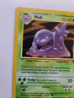 Muk Fossil Set Holo Base Pokemon Card WOTC NM - Image 2