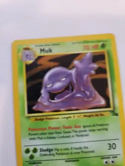 Muk Fossil Set Holo Base Pokemon Card WOTC NM - Image 4