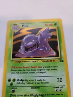 Muk Fossil Set Holo Base Pokemon Card WOTC NM - Image 5