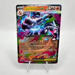 Pokemon Mega Charizard ex 013/094 Phantasmal Flames Double Rare DR Holo TCG Card - Image 1