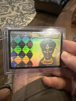 Harry Potter TCG Base Set Harry Potter #8/116 Hologram Rare Card Great Shape - Image 1