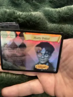 Harry Potter TCG Base Set Harry Potter #8/116 Hologram Rare Card Great Shape - Image 3