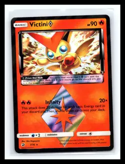 💥 Pokemon Card Dragon Majesty Victini Prism Star 7/70 Reverse Holo Rare - Image 1