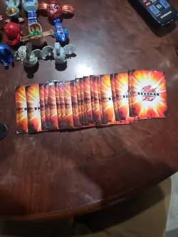 Bakugan Lot. 19 Figures, 28 Cards And A Wrist Launcher - Image 2