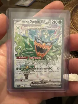 Teal Mask Ogerpon ex 166 Sv: Scarlet & Violet Promo Cards Holo - Image 1