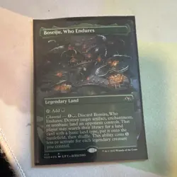 Foil- Magic: The Gathering Boseiju, Who Endures NEO EN Dynasty Land Card 412 - Image 1