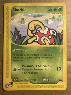 Shuckle Pokemon Card Skyridge 96/144 MP - Image 1