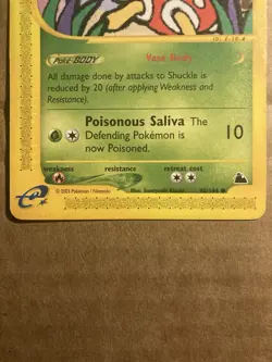 Shuckle Pokemon Card Skyridge 96/144 MP - Image 4