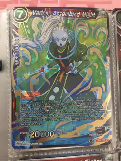 Vados Assembled Might DB1-008 SR Dragon Ball Super Card Game TCG - Image 1