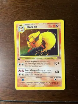 1st Edition Flareon 3/64 - Holo Rare Pokemon Card - Jungle Set - Vintage 1999 - Image 1