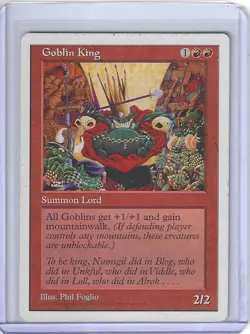Goblin King MTG Core Set 5th Edition Regular - Image 1