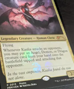 MTG Kaalia of the Vast x1 NM Costco Commander Promo Foil (PRM #0013) - Image 2
