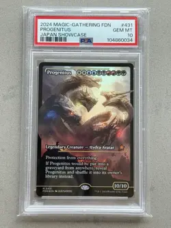 ~ PSA 10 ~ Progenitus #431 Japan Showcase Foil - Mythic - MTG - FDN Foundations - Image 1