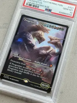 ~ PSA 10 ~ Progenitus #431 Japan Showcase Foil - Mythic - MTG - FDN Foundations - Image 3