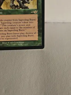 💥💥 Saproling Burst 💥💥 MTG Nemesis Regular MT/NM 🌟RARE🌟 Magic The Gathering - Image 4