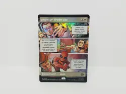 MTG: Marvel's Spider-Man: (0218) Origin of Spider-Man (R) - Borderless, Foil - Image 1