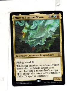 MTG SkeenAB Miirym Sentinel Wyrm from CLB. NM. - Image 1