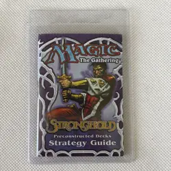 MTG Stronghold Rulebook Strategy Guide - 1998 Magic The Gathering **Ships Free** - Image 1