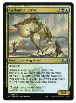 MTG Galloping Lizrog | #175 Ravnica Allegiance | English - Image 1