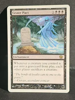 Mtg 🔥🔥 Grave Pact 🔥🔥 8th Edition Regular 🌟RARE🌟 MT/NM Magic The Gathering - Image 1