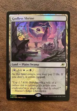 Magic the Gathering Godless Shrine Edge of Eternities *Foil* - Image 1