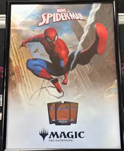 MTG Spider-Man Magic The Gathering Spiderman 18 x 24 FOIL Promo Poster - Image 2