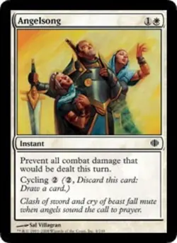 MTG Angelsong - Foil, Shards of Alara, Lightly Played, English - Image 1