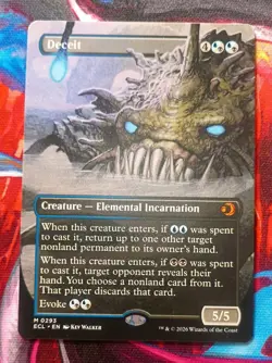 MTG Magic the gathering TCG Deceit (Borderless) - Lorwyn Eclipsed -nm - Image 1