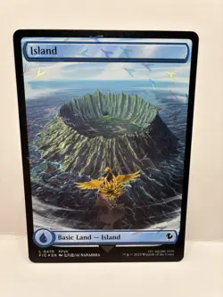 FF MTG Chocobo Track Foil Land Island L 0479 - Image 1
