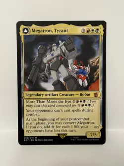 Megatron, Tyrant 012 Universes Beyond: Transformers BOT MTG Magic LP - Image 1