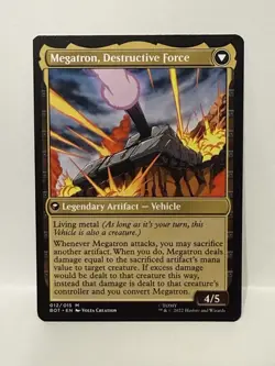 Megatron, Tyrant 012 Universes Beyond: Transformers BOT MTG Magic LP - Image 2