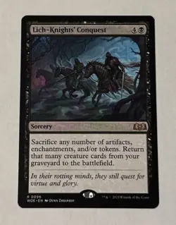 MTG Lich Knights’ Conquest - Wilds of Eldraine NM - Image 1
