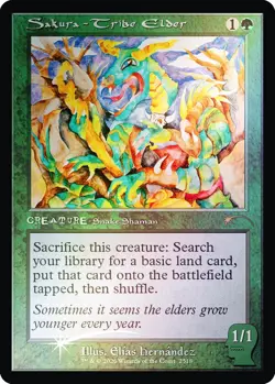 🌟 Sakura-Tribe Elder FOIL Secret Lair Brain Dead MTG🌟 - Image 2