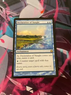 MTG - DECLARATION OF NAUGHT - RARE - MORNINGTIDE - MP - #1 - Image 1