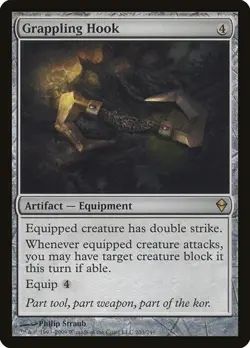 Grappling Hook - Foil Zendikar MP MTG - Image 1