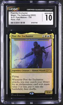 ZUR THE ENCHANTER Secret Lair Foil Post Malone Rare CGC 10 MTG - Image 1