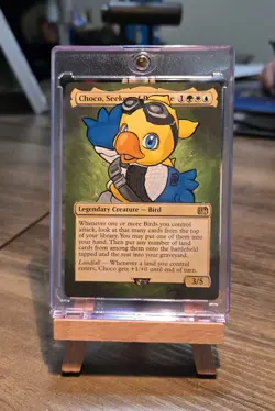 MTG Hand Painted Alter: Chocobo Alpha As Choco, Seeker of Paradise - Image 3