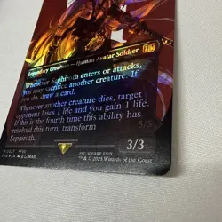 X1 Surge Foil Sephiroth, Fabled SOLDIER #0527 from FIN - Image 4