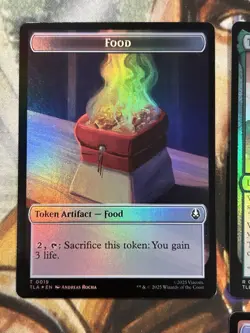 FOIL The Cabbage Merchant #0134 MTG Avatar Commander Rare Food Token - NM/M 🔥 - Image 3