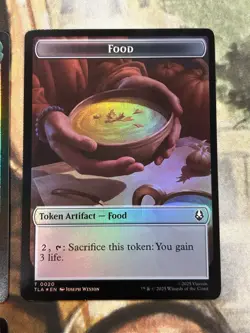 FOIL The Cabbage Merchant #0134 MTG Avatar Commander Rare Food Token - NM/M 🔥 - Image 4