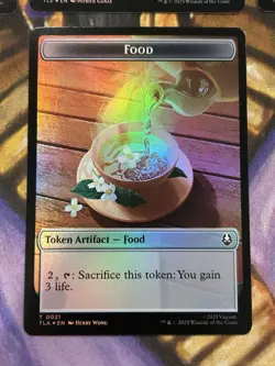 FOIL The Cabbage Merchant #0134 MTG Avatar Commander Rare Food Token - NM/M 🔥 - Image 5