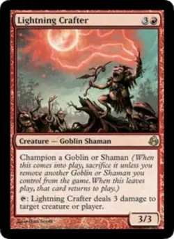 1 x Lightning Crafter - Morningtide - Heavy Play - MTG - Image 1