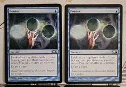 MTG Ponder x4 NM ~M12 (Magic the Gathering)*Free Shipping* - Image 3